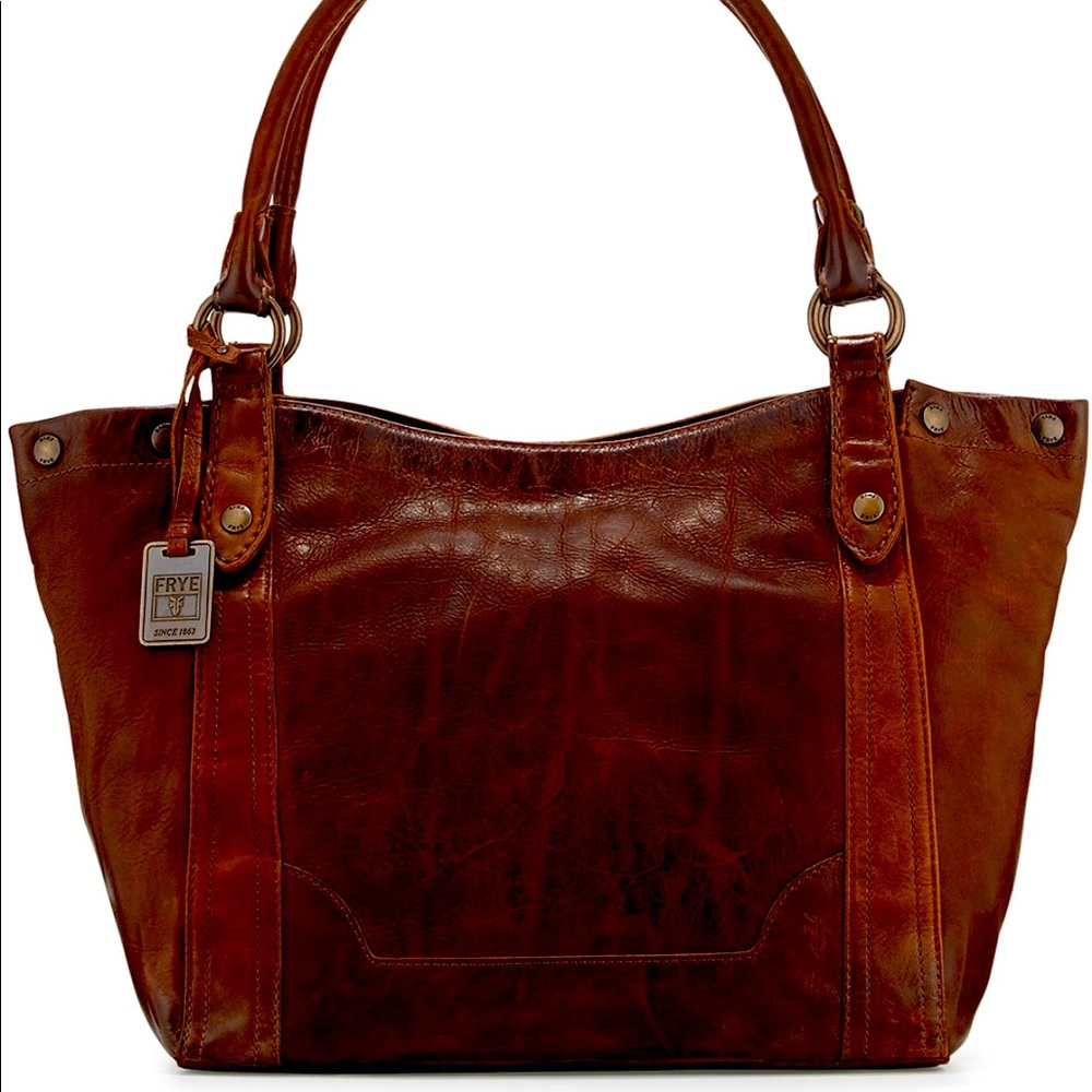 FRYE dark real leather Melissa Bag